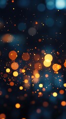 Colorful bokeh lights background. Blurred circle shapes. Multicolored blurry lights bokeh defocused abstract background for Christmas new year and celebration events, Abstract.