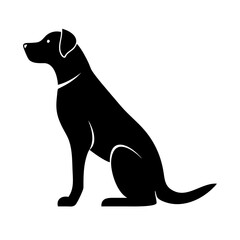 Cute and professional dog icon, suitable for digital interfaces, promotional materials, and animal-loving communities.
