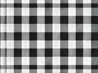 Black and White Diagonal Plaid Seamless Pattern.