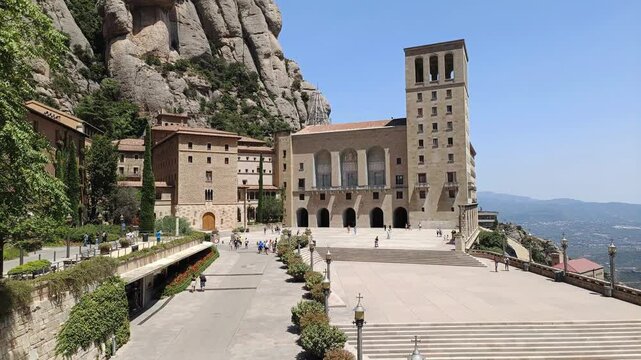Santa Maria de Montserrat Abbey, Catalonia, Spain