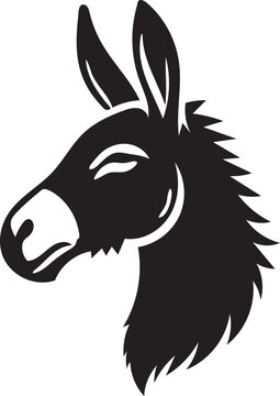 recommend clip art: head of a donkey