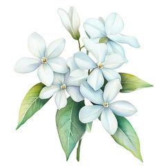 Elegant Flower Clipart Vector Illustration