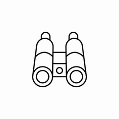 binoculars icon vector sign
