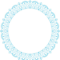 Beautiful flower art and mandala vector design