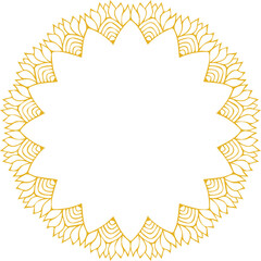 Beautiful flower art and mandala vector design