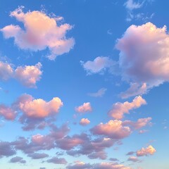 Sunset clouds over serene sky nature photography tranquil landscape bright colors aerial view dreamy atmosphere