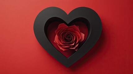 "Beautiful Valentine's Day Heart Wallpaper with Colorful Flowers for a Romantic Celebration"