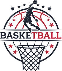 basketball  player silhouette vector