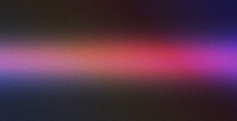 Vibrant rainbow, orange blue teal white psychedelic grainy gradient color flow wave on black background, music cover dance party poster design. Retro Colors from the 1970s 1980s, 70s, 80s, 90s style
