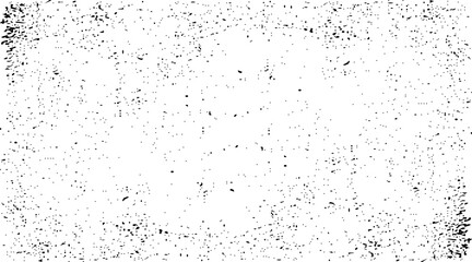 Black grainy texture isolated on white background. Distress overlay textured. Grunge design elements. Vector illustration eps 10.