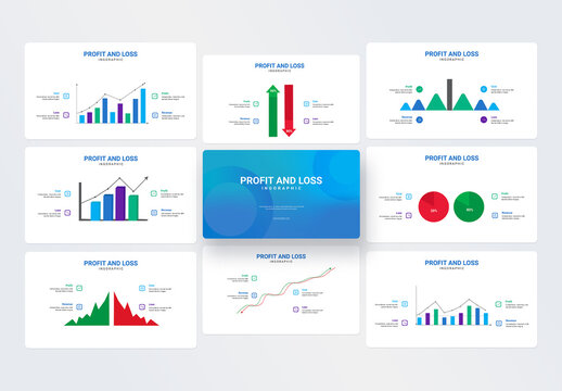Profit And Loss Infographic Presentation Layout