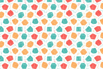 Abstract geometric pattern design background