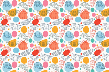 Abstract geometric pattern design background