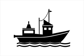 Highly Detailed Boat Silhouettes