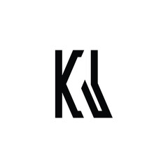 KJ monogram logo design letter text name symbol monochrome logotype alphabet character simple logo