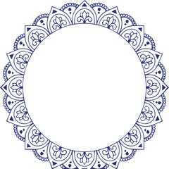 Beautiful flower art and mandala vector design