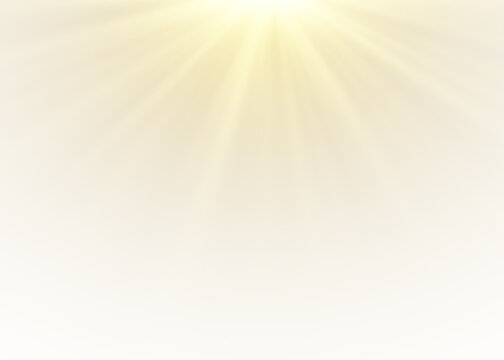 Png light sunlight, sun bright sunbeam, shine glowing sunshine lens, glow rays summer sky, sunny vibrant transparent effect