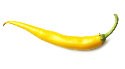 Yellow pepper isolated on a white background
