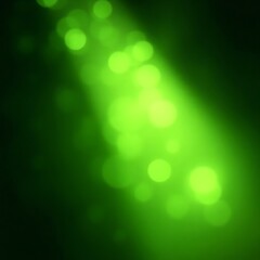 Obraz premium Abstract green bokeh lights background. (1)