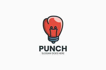 Creative Punch Logo. Vector Illustration