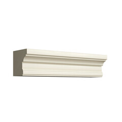 3d render of cornice, profile, cornice concept