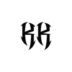KK monogram logo design letter text name symbol monochrome logotype alphabet character simple logo