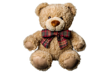 Obraz premium toy teddy isolated on white background 