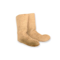 Charming Vintage Soft Felt Boots are a stylish addition to your footwear collection