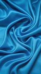 Obraz premium Blue fabric with a pattern