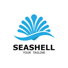 seashell Elegant logo design. logo suitablel for observation labs, food, Beauty And Cosmetic and many business fields.