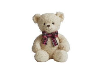 Obraz premium toy teddy isolated on white background 