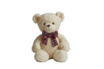 toy teddy isolated on white background	