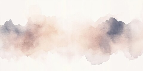 Obraz premium Delicate Watercolor Wash Abstract Background with Soft Blends and Textured Paper.