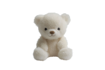 toy teddy isolated on white background	