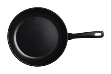 Frying pan on a white background. isolated background.