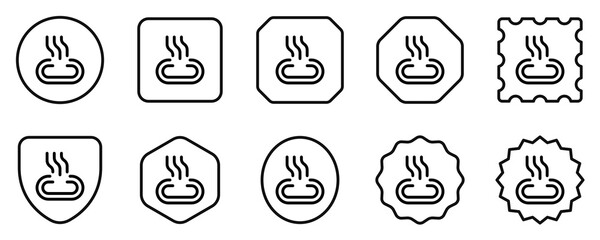 Editable hot spring, steam vector icon. Wellness, spa, relaxation. Part of a big icon set family. Perfect for web and app interfaces, presentations, infographics, etc