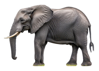 Obraz premium Majestic elephant standing proudly in nature.