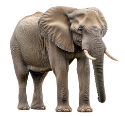 Obraz premium Majestic elephant standing gracefully.