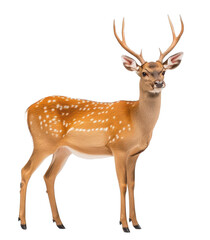 A majestic stag standing gracefully.