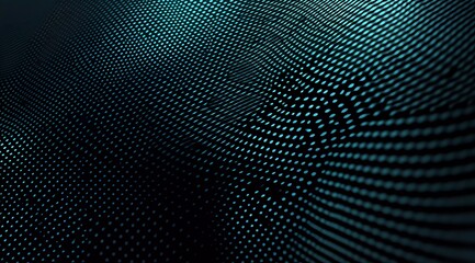 Obraz premium Big Size Blue Digital Wave Background: Futuristic and Modern Design Material