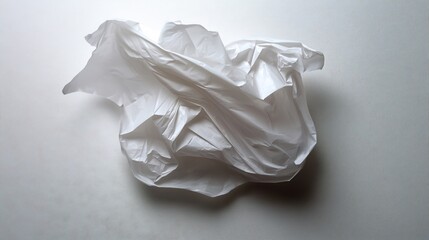 Fototapeta premium Abstract white plastic texture with light and shadow play on textured surface