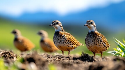 Quail farming for eggs and meat, targeting gourmet and specialty food markets