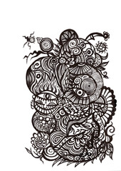 eye・アイ・目（自由、抽象、個性、混沌）ビジュアルアート

