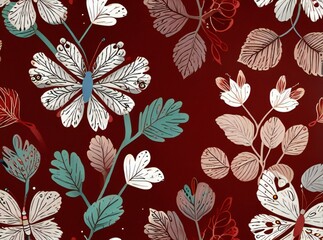seamless floral background