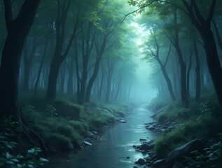 Secluded Onsen in the Forest, Supernatural Animation Motifs