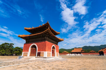 China in the qing dynasty emperor mausoleum, clear dongling