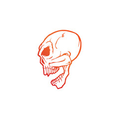 Skull head icon