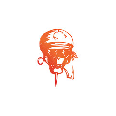 Skull head icon