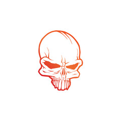 Skull head icon