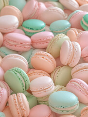 Fototapeta premium colorful macarons